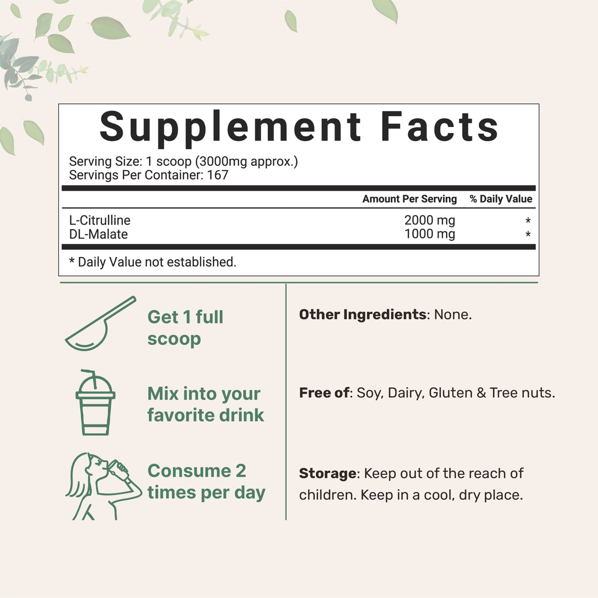 Micro Ingredients L-Citrulline Malate Powder