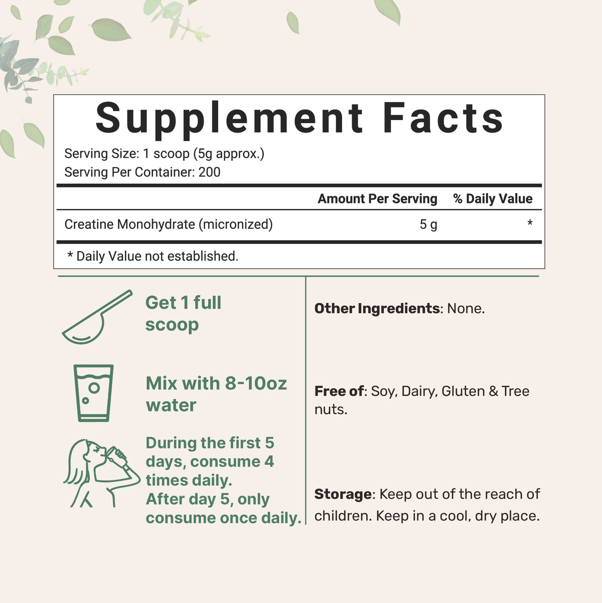 Micro Ingredients Micronized Creatine Monohydrate Powder - Unflavored