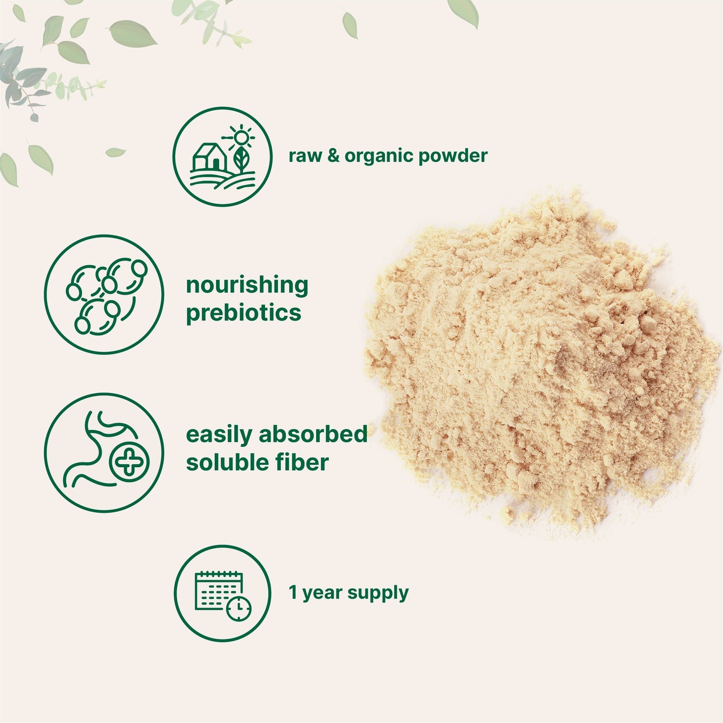 Micro Ingredients Organic Acacia Senegal Fiber Powder, 2lb