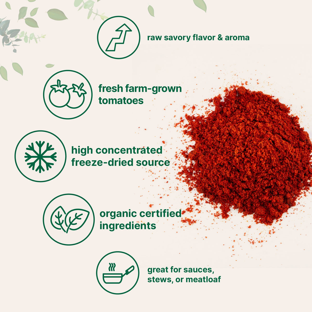 Micro Ingredients Organic Tomato Powder, 2lbs