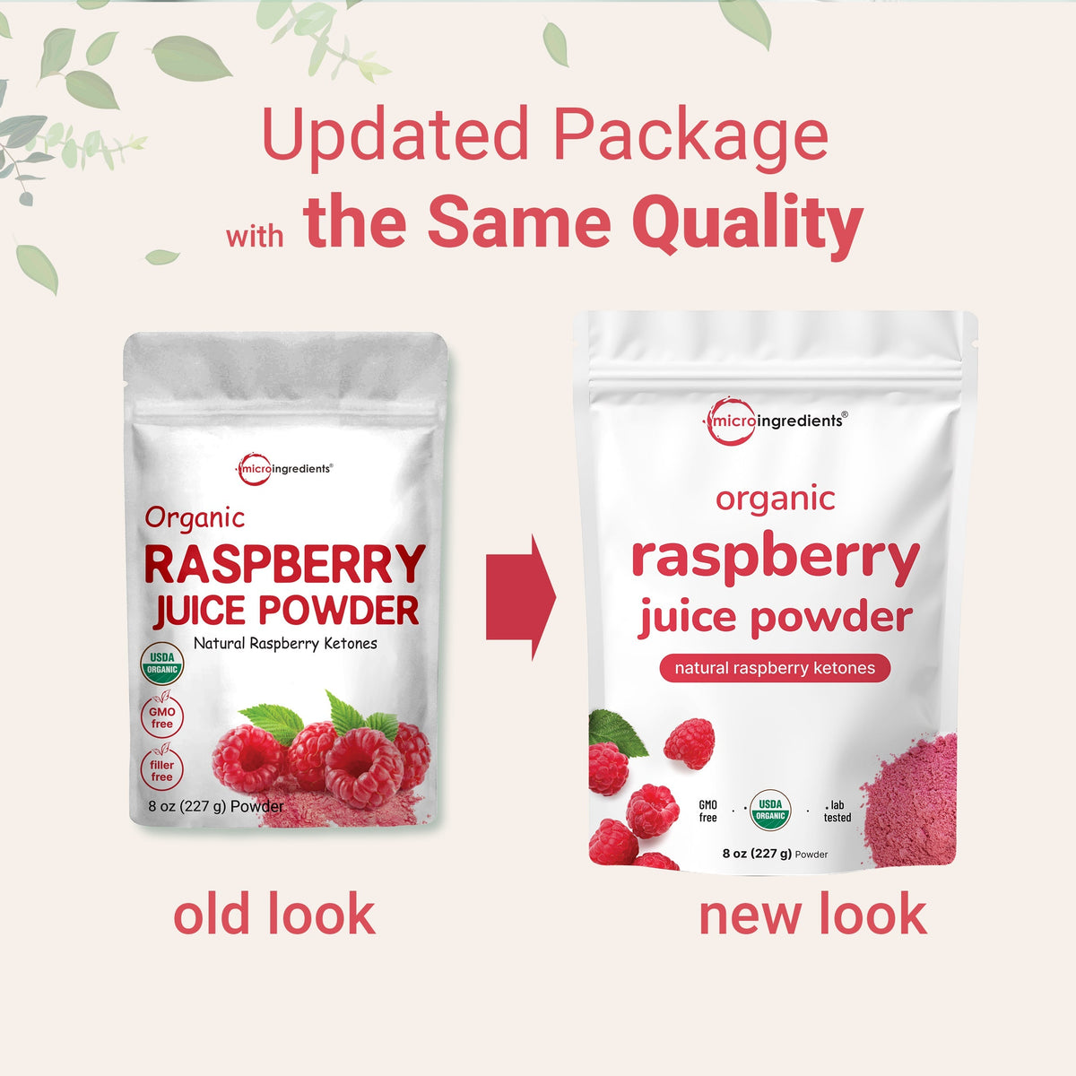 Micro Ingredients Organic Raspberry Juice Powder