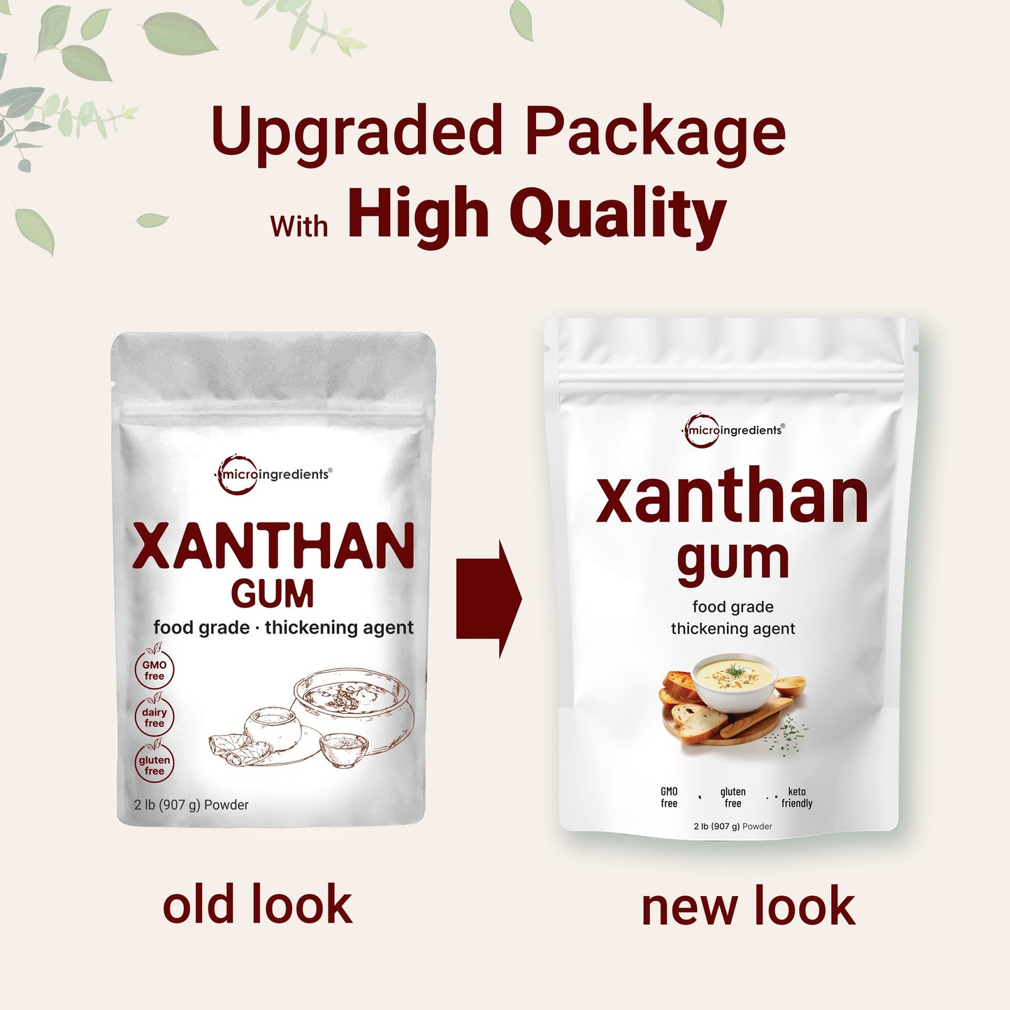 Micro Ingredients Xanthan Gum Powder, 2lb