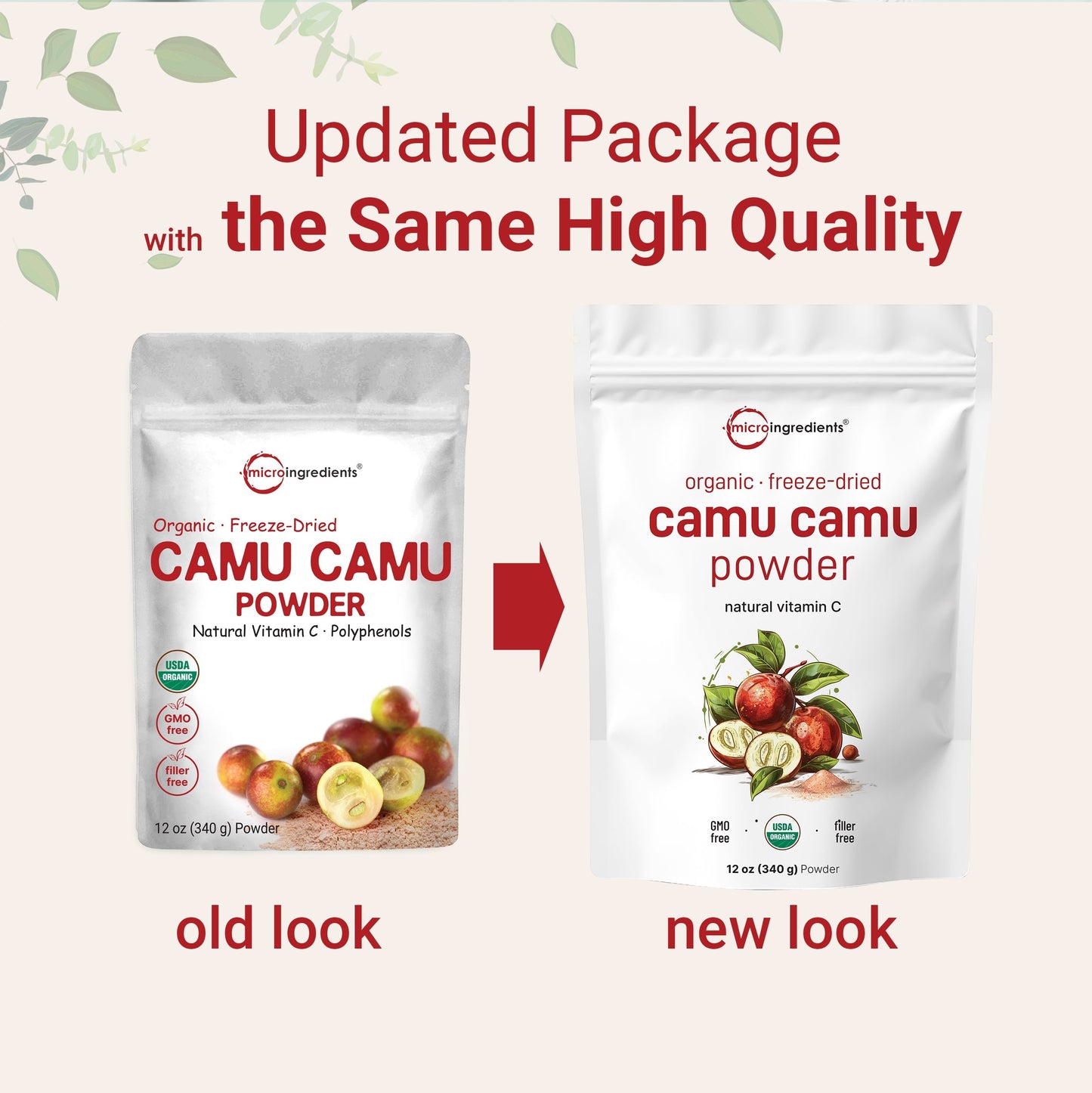 Micro Ingredients Organic Camu Camu Powder 12 Ounce