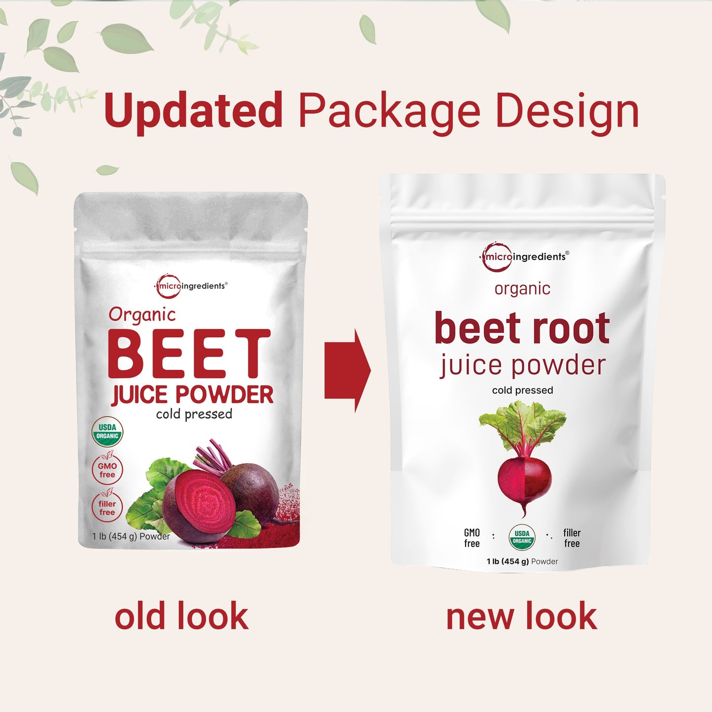 Micro Ingredients Organic Beet Root Juice Powder, 1 Pound