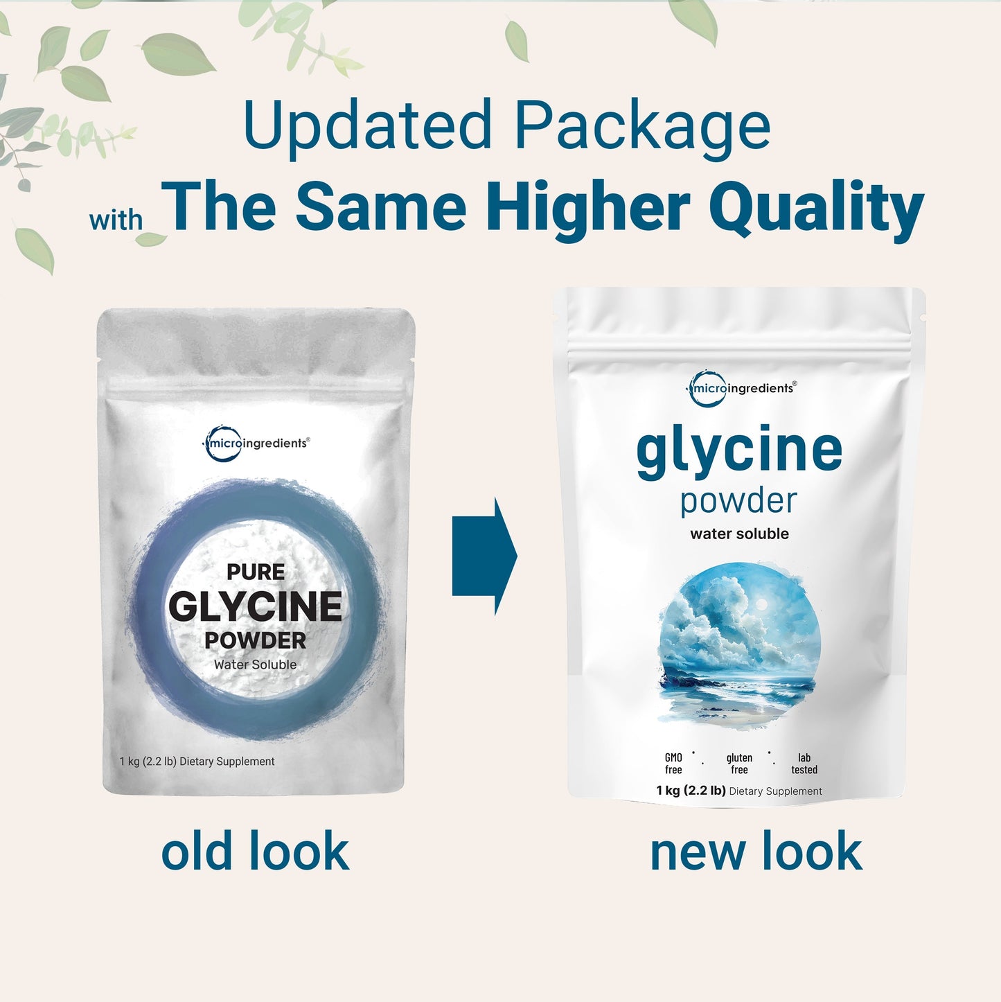 Micro Ingredients L-Glycine Powder, 1kg