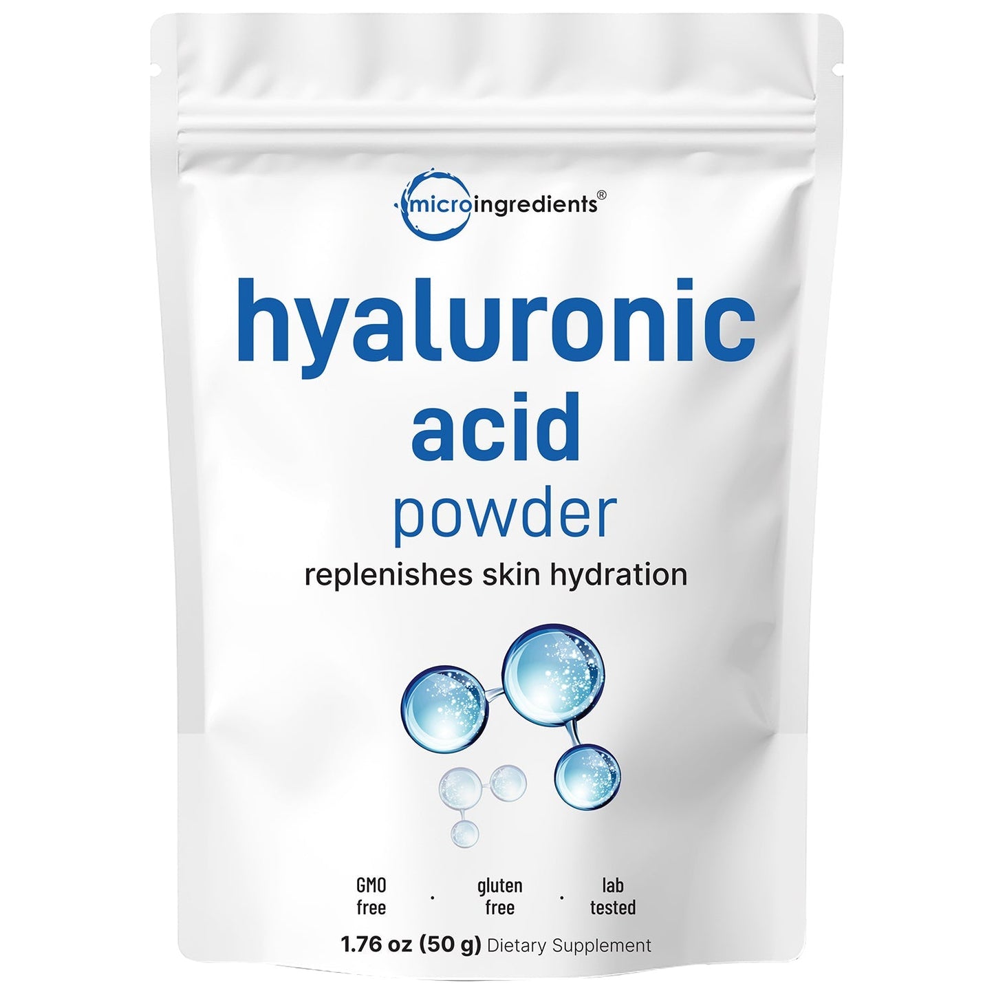Micro Ingredients Hyaluronic Acid Powder, DIY Facial Serum, Skin Hydration Care Formula